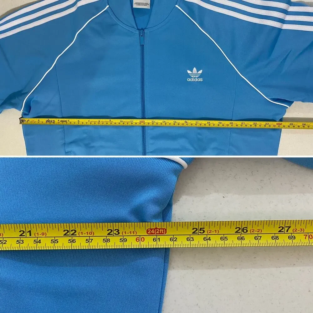 Adidas Originals Classics Superstar Tracksuit Semi Blue Burst White Size XL